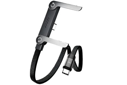 240W 2-in-1 C to C Charging Cable with Phone Stand