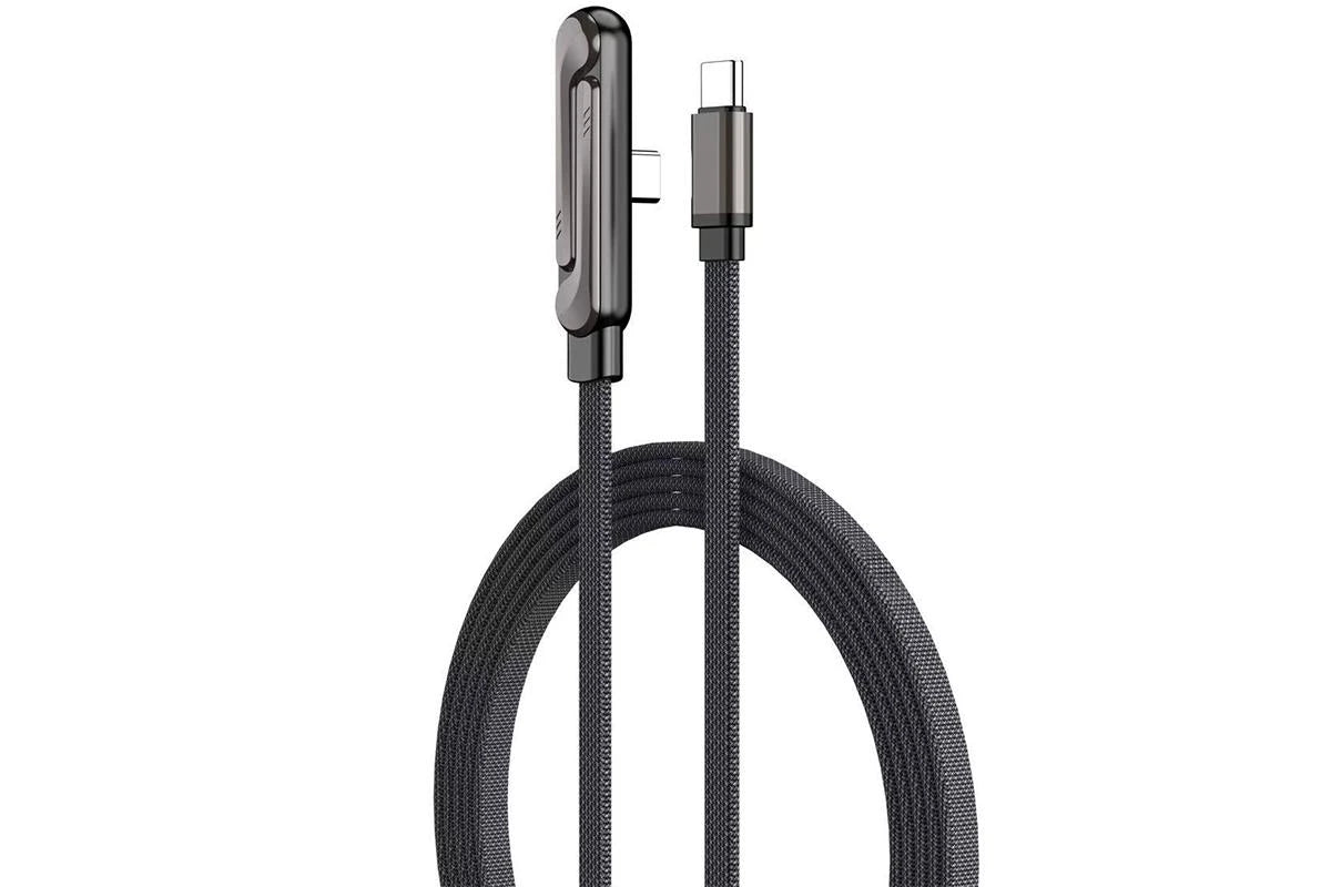 240W 2-in-1 C to C Charging Cable with Phone Stand