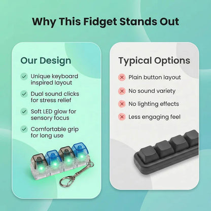 RGB Keyboard Keychain