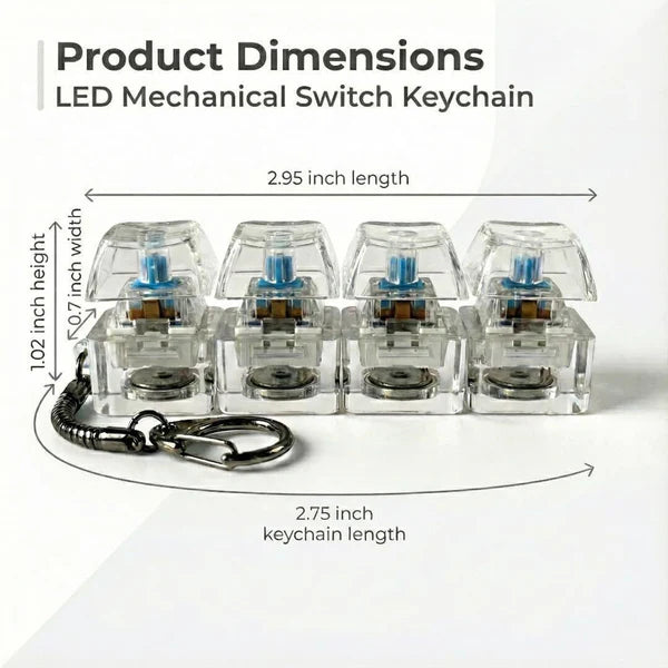 RGB Keyboard Keychain
